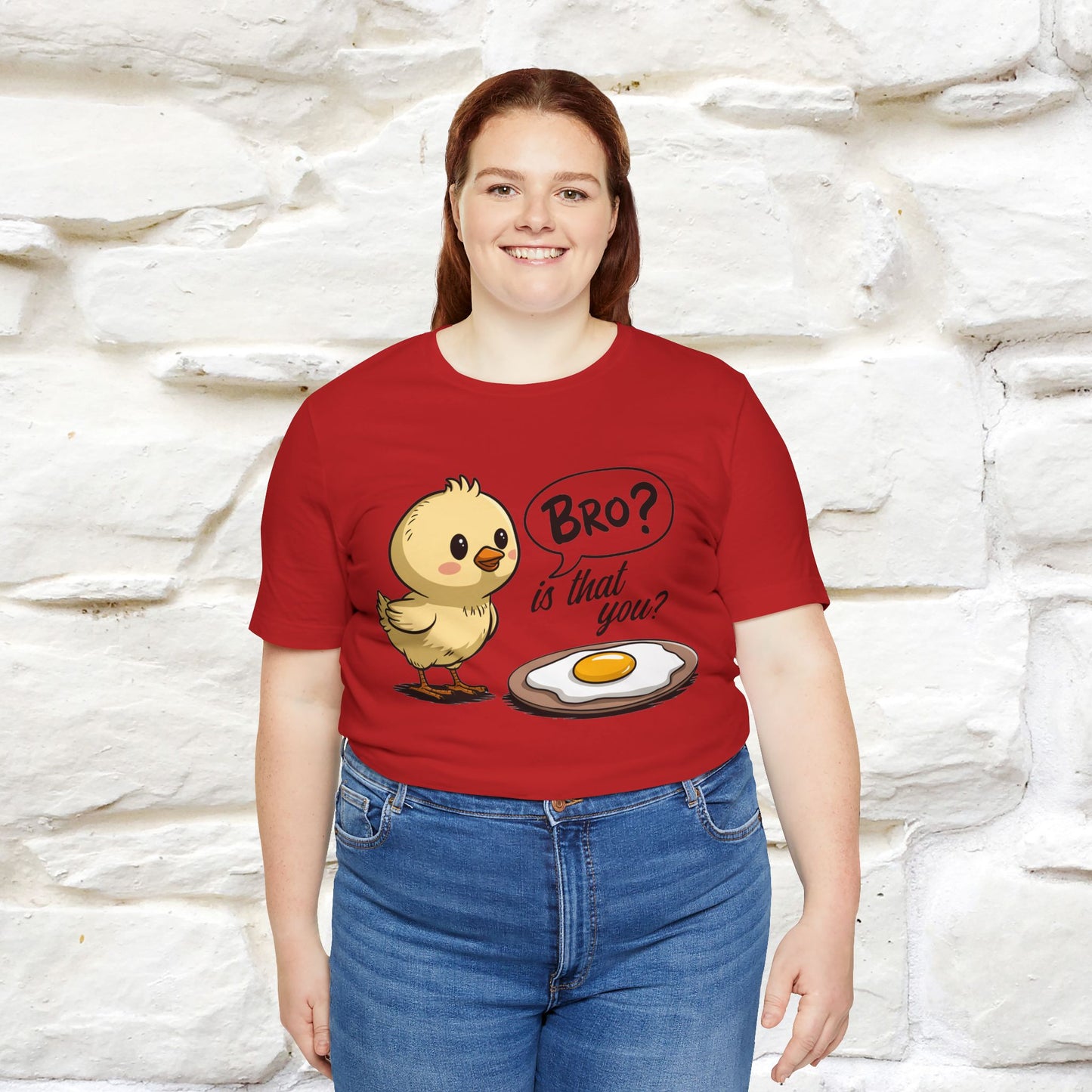 "Bro Is That You?" Funny Chicken T-shirt |Nunu&Miao Studio - Nunu&Miao Studio
