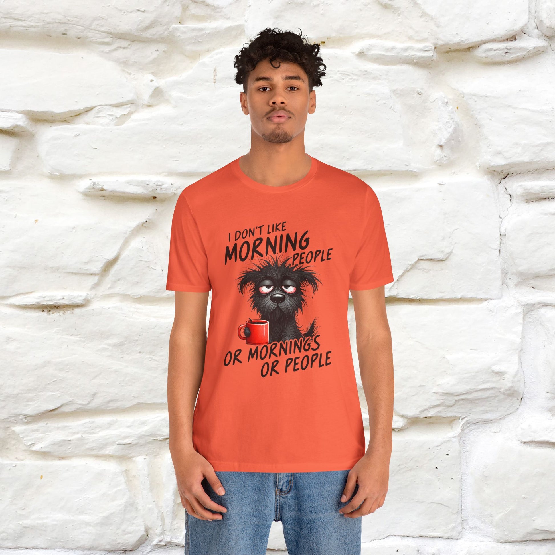 "I Don't Like Morning People..." Funny T-shirt |Nunu&Miao Studio - Nunu&Miao Studio
