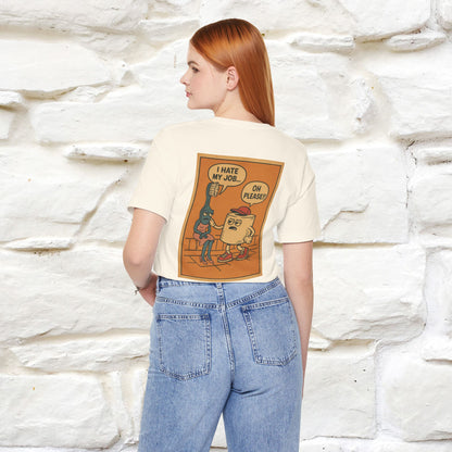 "I Hate My Job ... Oh Please" Funny Cat T-shirt |Nunu&Miao Studio - Nunu&Miao Studio