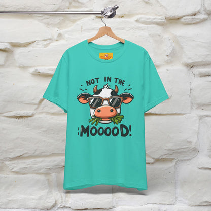 Not In The Moood – Funny Cow Pun T-Shirt | Nunu & Miao Studio - Nunu&Miao Studio