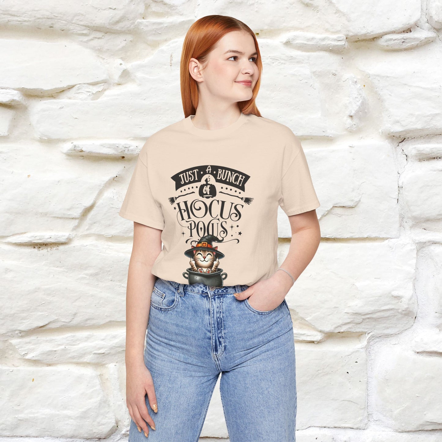 "Just A Bunch Of Hocus Pocus" Cat  T-shirt |Nunu&Miao Studio - Nunu&Miao Studio