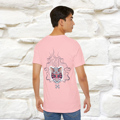 ''Air Fire Cat'' | Cat T-Shirt Front and Back Design | Nunu&Miao Studio - Nunu&Miao Studio