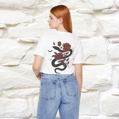 "The Rose and The Snake " Halloween T-shirt |Nunu&Miao Studio - Nunu&Miao Studio