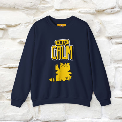 "Keep Calm'' |Cat Sweatshirt | Nunu&Miao Studio