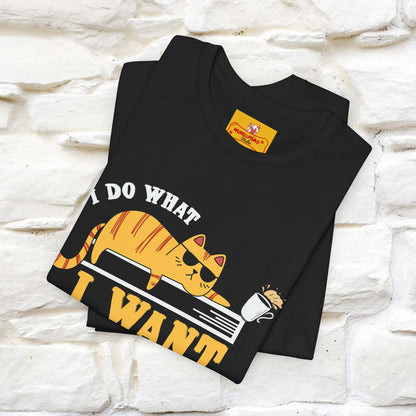"I Do What I Want" Cat T-Shirt | Nunu & Miao Studio - Nunu&Miao Studio