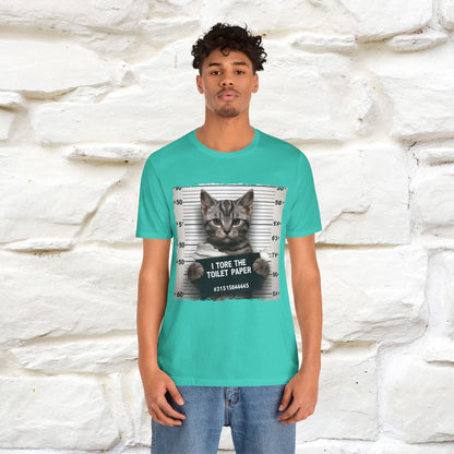 ''I Tore The Toilet Paper'' | Funny Cat T-Shirt | Nunu&Miao Studio - Nunu&Miao Studio