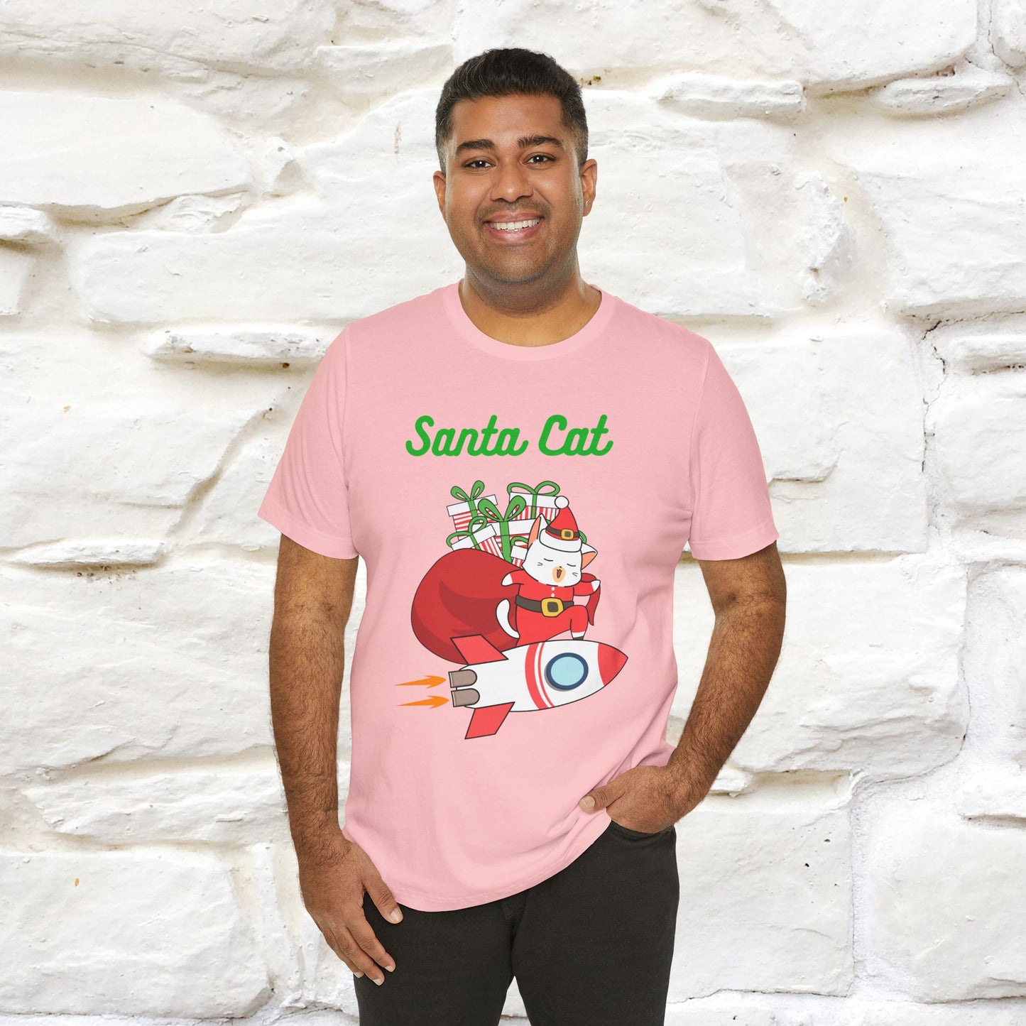 "Funny Santa Cat..." | Cat T-Shirt | Nunu&Miao Studio