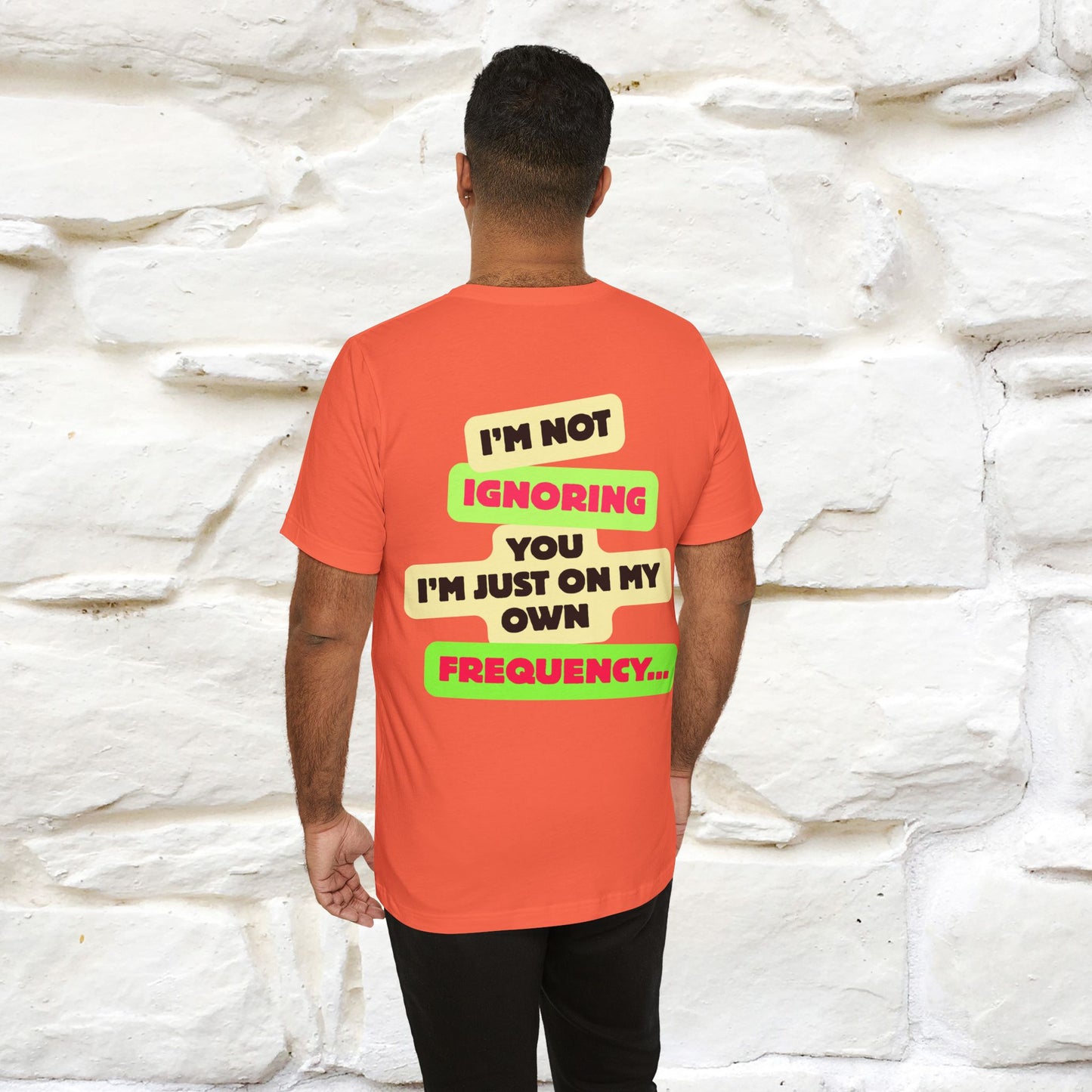 "I'm Not Ignoring You. I'm Just  .. " Cat T-Shirt | Front & Back Design | Nunu&Miao Studio - Nunu&Miao Studio