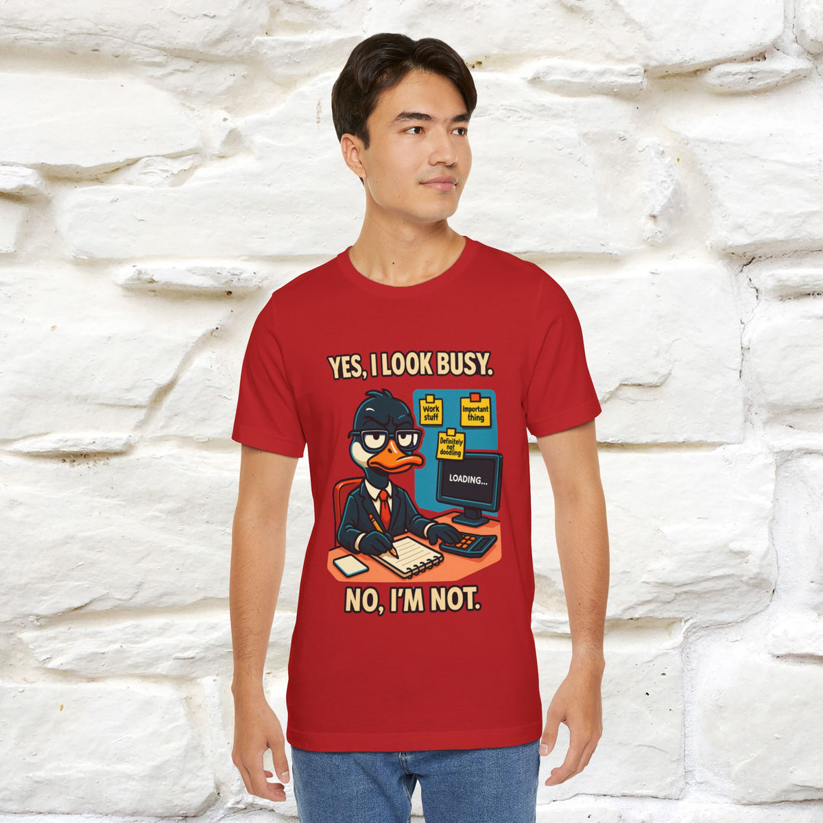 ''Yes, I Look Busy. No I'm Not.''|  Sarcastic Cat T-Shirt | Nunu&Miao Studio