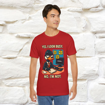 ''Yes, I Look Busy. No I'm Not.''|  Sarcastic Cat T-Shirt | Nunu&Miao Studio