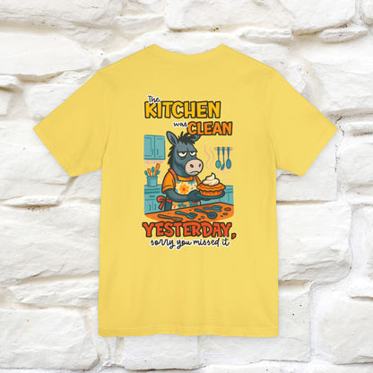 "The Kitchen Was Clean... " |Funny T-Shirt | Nunu&Miao Studio - Nunu&Miao Studio