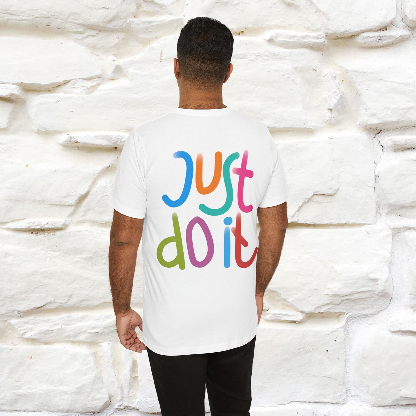 "Yes, Just Do It" Cat T-Shirt| Front & Back Design | Nunu&Miao Studio - Nunu&Miao Studio