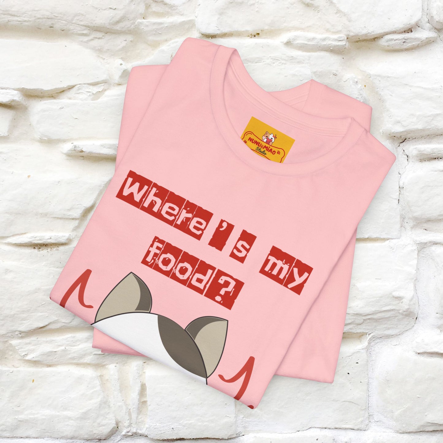 ''Where Is My ....?"  Cat T-shirt| Nunu&Miao Studio - Nunu&Miao Studio