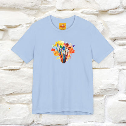 "Il Pittore'' Cat T-Shirt Front and Back Design | Nunu&Miao Studio - Nunu&Miao Studio