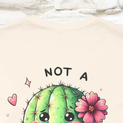 "Not A Hugger" |Funny T-Shirt | Front & Back Design|Nunu&Miao Studio - Nunu&Miao Studio